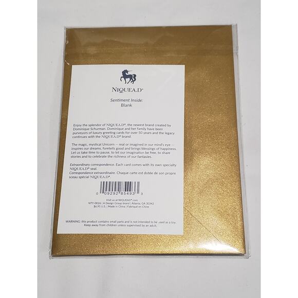 2 for $10 NIQUEA.D Thank You in Several Languages Gracie Luxury Greeting Card - Picture 2 of 2